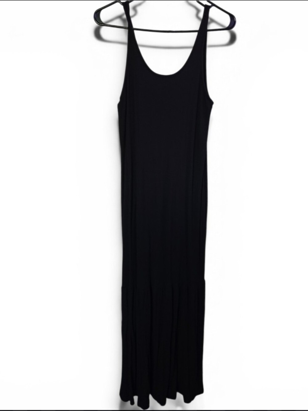 Marine Layer Ribbed Black Maxi-SM - Picture 3 of 8